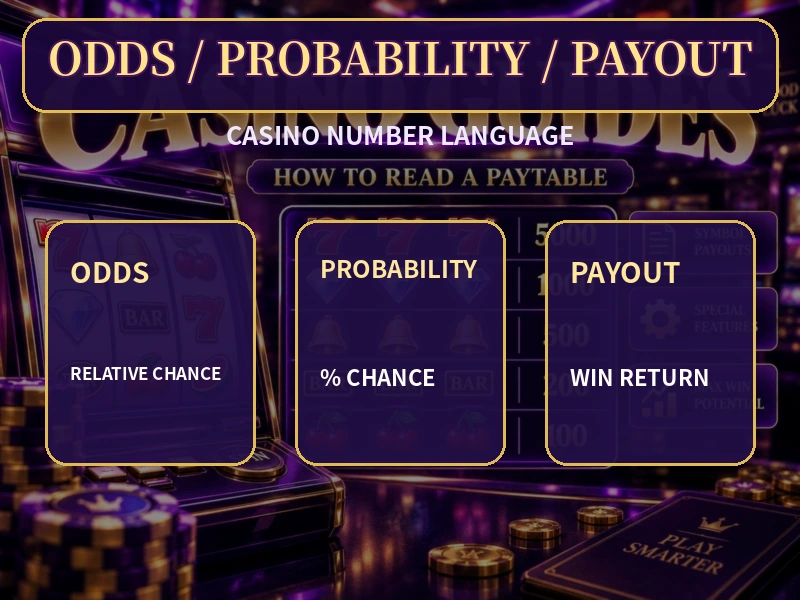 Casino Odds Probability Payout 賠率概率派彩分別