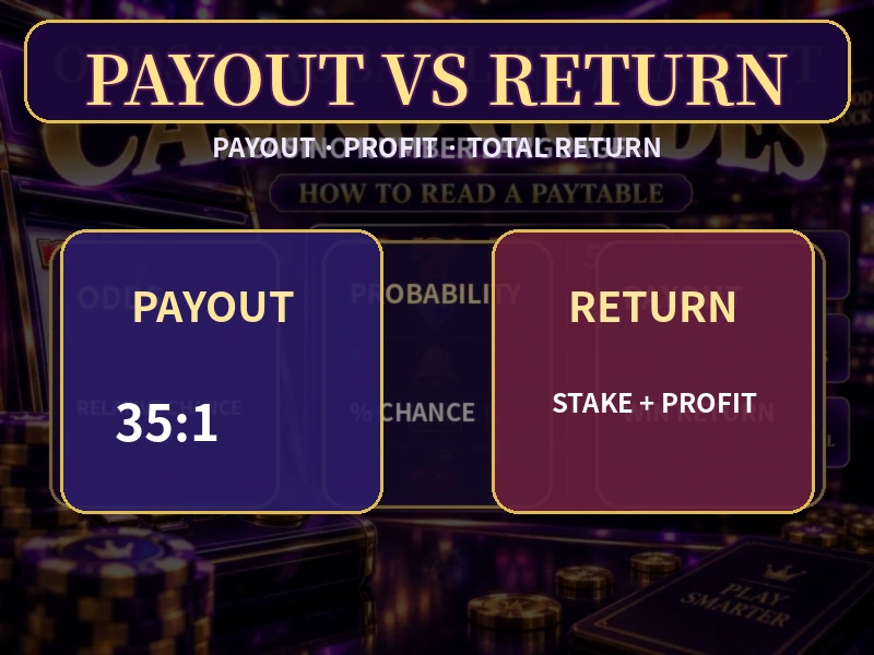 Casino派彩淨盈利本金返還與總返還計算