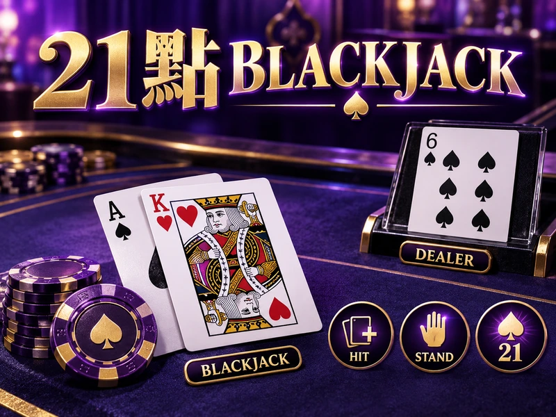 21點 Blackjack 手牌、莊家明牌與玩家決策