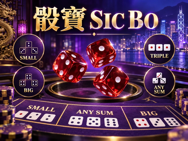 骰寶 Sic Bo 三顆骰子、大小、總點與圍骰投注